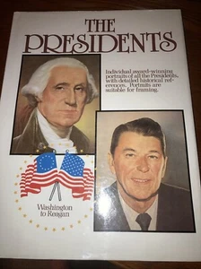 The Presidents Washington To Reagan 1984 HCDJ Oversized Award Winning Portraits - Picture 1 of 7