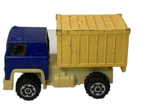 Vintage 1977 Universal Associated Blue Box Truck Made Hong Kong - Picture 1 of 14