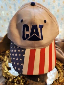 Vtg 1980s CAT Diesel Power Trucker Hat Cap Mesh SnapBack Otto Caterpillar USA - Picture 1 of 5
