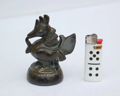 Poids à opium en bronze Birmanie Thailande en forme d'oiseau ( Karaweik) - Photo 1/4