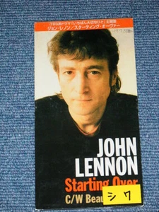 JOHN LENNON BEATLES Japan Only 1997 Tall 3" CD Single STARTING OVER - Picture 1 of 5