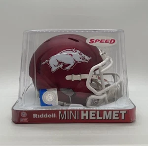 Arkansas Razorbacks NCAA Riddell Speed Mini Helmet!!! Date Code May 2014 - Picture 1 of 6