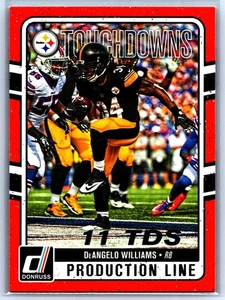 2016 Donruss - DeAngelo Williams #3 Production Line - Picture 1 of 2