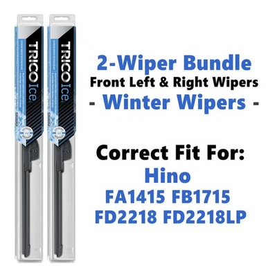 Limpiaparabrisas INVIERNO 2pk Super-Premium fit 93-97 Hino FA1415 FD2218 FD2218LP - 35190x2 Foto 1 de 4