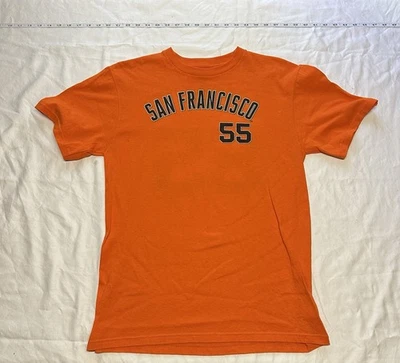 Camisa de béisbol para hombre Tim Lincecum juvenil XL MLB naranja/negra de los Gigantes de San Francisco Foto 1 de 4