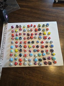 Lote De 100 Cuentas De Murano Puntiagudas De Colección Cuentas Súper Geniales Muy Inusuales Lote 4 - Imagen 1 de 8