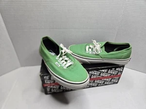 DEFEKT Größe 6,5 Herren 8 Damen Vans Authentic Island grün schwarz - Bild 1 von 12