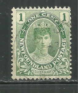 NEWFOUNDLAND 104 USED QUEEN MARY #1 - Imagen 1 de 1