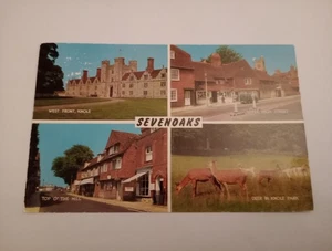 Sevenoaks Kent UK small postcard a3 - Foto 1 di 1