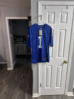 Camiseta Nike de los New York Giants Malik Nabers nueva con etiquetas talla pequeña Foto 1 de 4