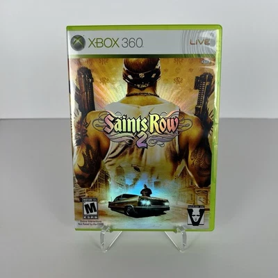 Saints Row 2 (Microsoft Xbox 360, 2008) Game & Case - Image 1 of 4