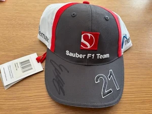 Gorra Sauber F1 Team con Autógrafo Blanca Nueva Gorra Fórmula 1 Motorsport - Imagen 1 de 4