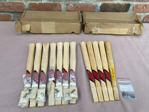 Lot of 12 NOS Wood Hammer Handles Baxter 103-12 for 4-7 oz. Hammers 12" Long VTG - Picture 1 of 18