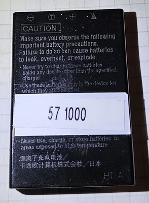 Akku f.Fuji NP-60 Li-20B EEPack-330 Pentax Panasonic Casio Olympus  s.Text - Bild 1 von 2