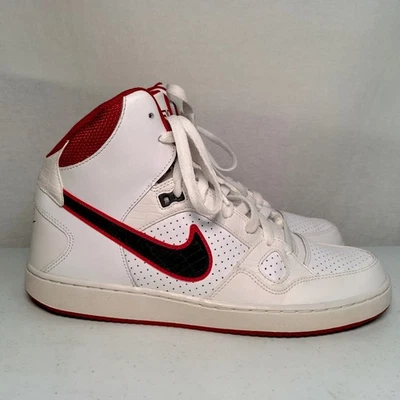 Nike Son Of Force Mid Zapatos de Baloncesto Hombres EE. UU. 10.5 UK9.5 Blanco Rojo 616281-106 Foto 1 de 4
