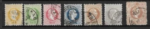 Austria 1867 Mich 35-41 used counted as cheapest Cat E150 - Picture 1 of 1