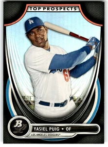 Bowman Platinum Top Prospects 2013 Yasiel Puig Los Angeles Dodgers #TP-YP - Imagen 1 de 2