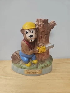 Jim Beam 1988 Bucky The Beaver IAJBBSC 18th Annual Convention Decanter leer - Bild 1 von 7