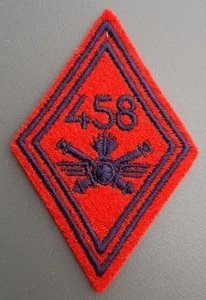 Losange ancien 458° GAAL Groupe d’Artillerie Antiaérienne Légère Mle 1945 - Picture 1 of 2