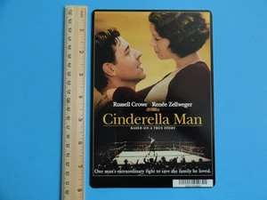 CINDERELL MAN BLOCKBUSTER VIDEO BACKER CARD 5"X8" - RUSSELL CROWE - Picture 1 of 3