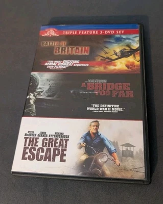 Battle of Britain + A Bridge Too Far + The Great Escape - DVD 3 Disc Set - Image 1 of 4