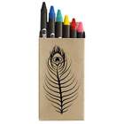 'Peacock Feather' Coloured Crayon Set (CY00001079)