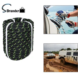 1/2"x200'Double Braid Polyester Rope Sling 5500Lbs Breaking Strength For Rigging - Picture 1 of 11
