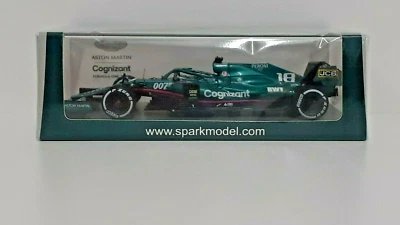 MODELLINO AUTO 1:43 SPARK F1 FORMULA 1 ASTON MARTIN AMR21 STROLL GP 2021 DIECAST - Immagine 1 di 4