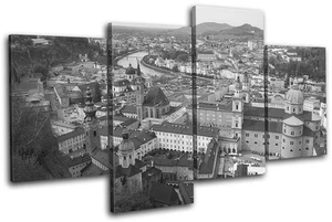 Rome Bridge City MULTI TELA parete arte foto stampa - Foto 1 di 1