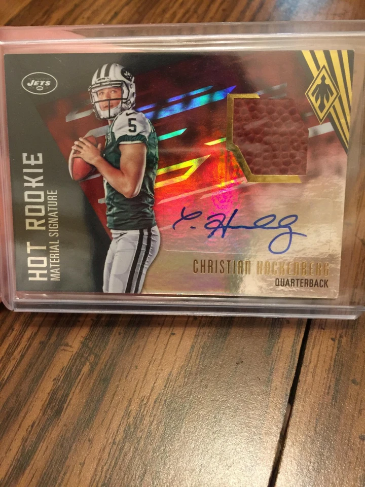 CHRISTIAN HACKENBERG 2016 PHOENIX "HOT ROOKIES" DUAL AUTOGRAPH AUTO BALL RPA /99 - Image 1 of 2