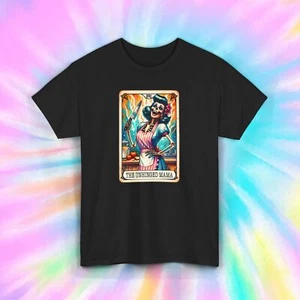 Camiseta The Unhinged Mama | Divertida Camiseta Gráfica Esqueleto Chef | Humor | S-5XL - Imagen 1 de 10
