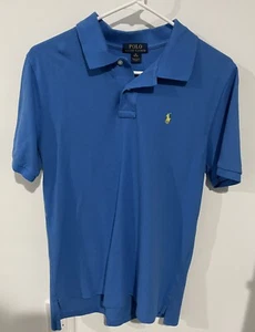 NWOT Boys RALPH LAUREN Blue Short Sleeve POLO Summer Shirt XL 18-20 - Picture 1 of 8