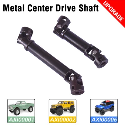Metal Steel Center Drive Shaft for 1/24 RC Crawler Axial SCX24 C10 Bronco JLU - Image 1 of 4