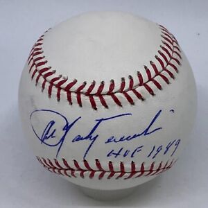 Carl Yastrzemski Boston Red Sox Signed " HOF 1989 " OML Baseball AUTO JSA COA