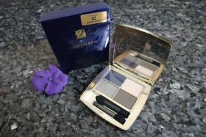 Estee Lauder indigo night 02 pure color envy luxe eyeshadow quad new in box .21o - Picture 1 of 6