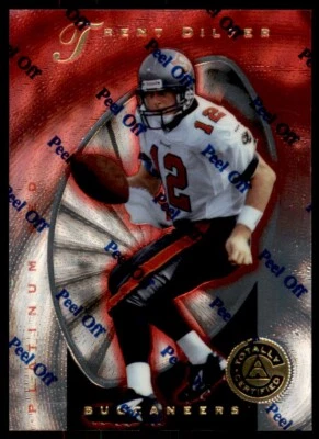 1997 Pinnacle Totally Certified Red Trent Dilfer /4999 Bucs #32 *Noles2148* - Image 1 of 2