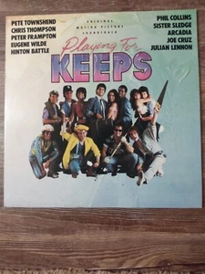 Vintage Playing For Keeps Vinyl Soundtrack 1986 - Picture 1 of 2