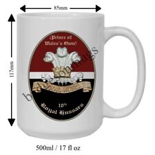10th Royal Hussars - large, tall, personalised mug