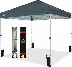 8X8 Pop up Canopy - Beach Tent with One Push Setup - Easy Outdoor Sun Shade for - Picture 1 of 5