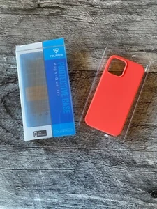 Étui de téléphone pour Iphone 12, orange. - Photo 1 sur 1