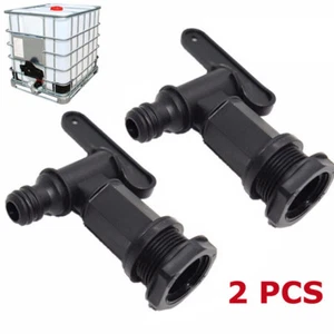 2 Replacement Water Tank Tap Hozelock Barrel Plastic Adapter Beer Rain Brew 3/4" - Picture 1 of 5