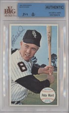 1964 Topps Giants Pete Ward #33 JSA Certified Encased by BVG Auto