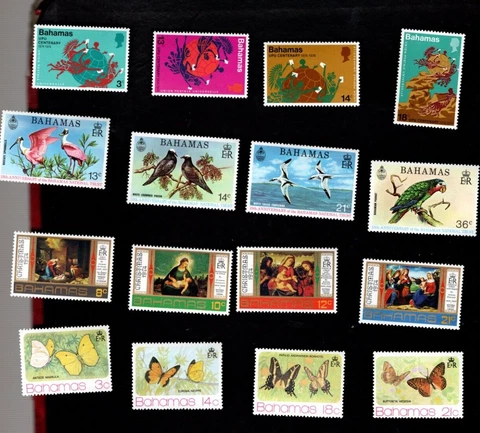 Bahamas sc#358-73 (1974-5) Complete MNH Cover