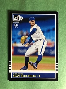 Sean Reid-Foley #219 Blue Jays ROOKIE RC 2019 Donruss Baseball Card - Picture 1 of 2