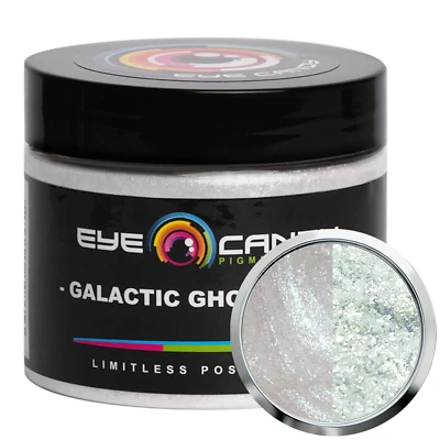 Premium Mica Powder Pigment “Galactic Ghost Green” (50G) Multipurpose  - Image 1 of 4