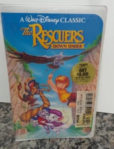 The Rescuers Down Under A Walt Disney Classic VHS  - Picture 1 of 12