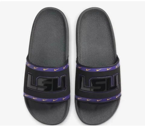 Nike LSU Tigers Offcourt Slide Men’s size 12 DD0531 001 Cover