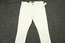 BLANKNYC OFF WHITE 34 RIPPED CUT KNEE SLIM FIT WOOSTER JEANS MENS NWT NEW