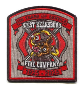 West Keansburg Fire Company 100 Years of Service Patch New Jersey NJ - Bild 1 von 1