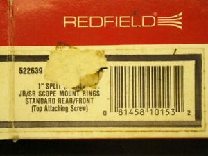 Vintage Redfield 522639 1” JR/SR Scope Mount Rings